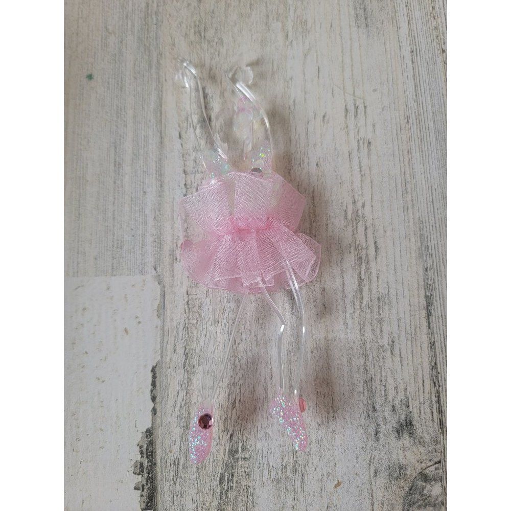 Acrylic sequin glitter ballerina‎ girl ornament Xmas Decor